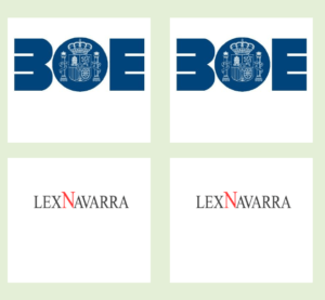 Logotipo del Boe y de LexNav