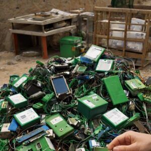 Dispositivos medicos en una planta de reciclaje de RAEE