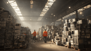 reciclaje de residuos electrónicos y gestión de RAEE en Europa